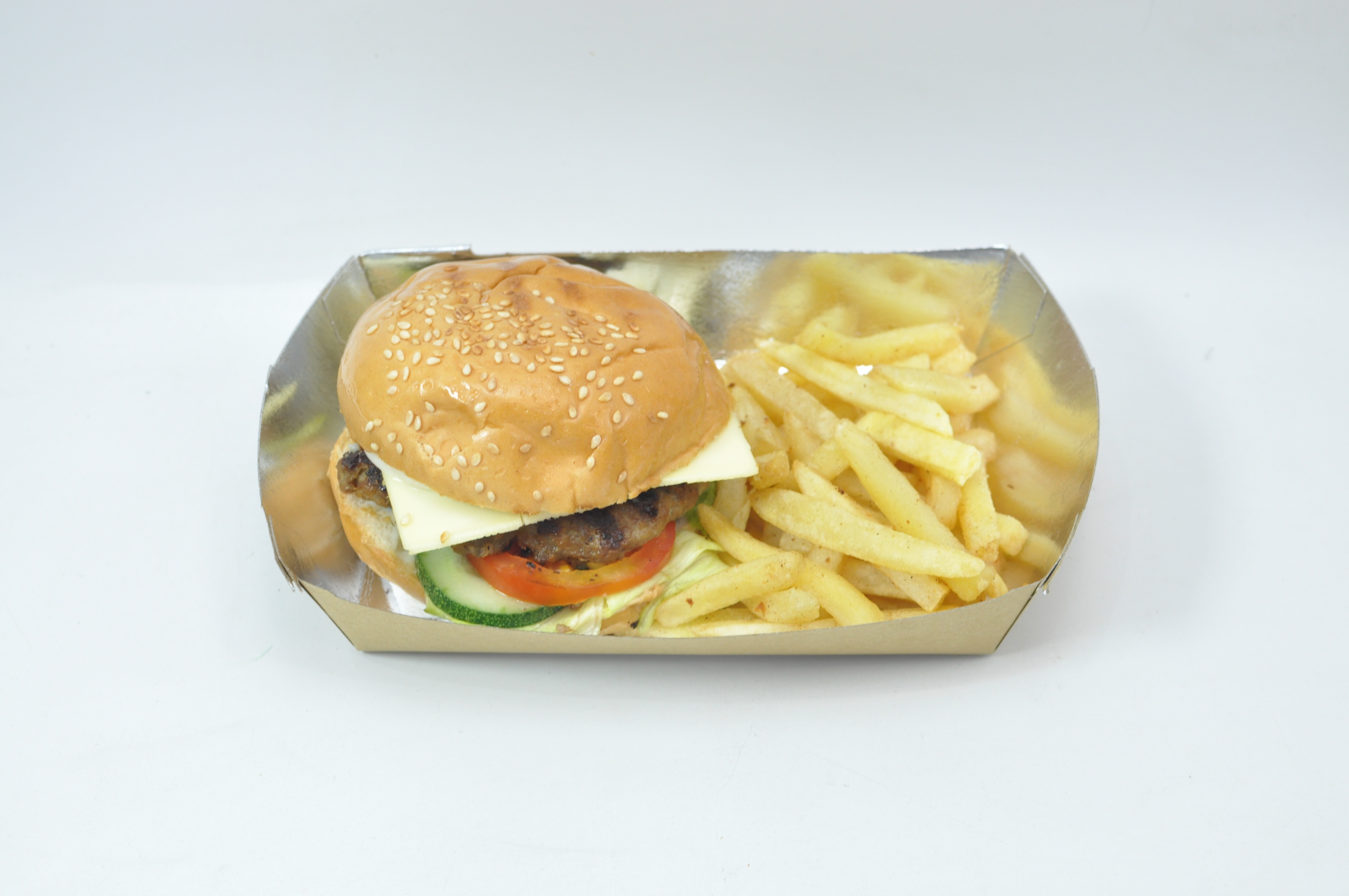 Burger and Fries
